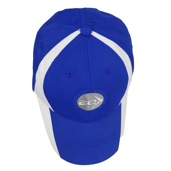 Sport Tek Endurance Corner Strapback Cap Racing Runner Hat Port Authority Blue - Picture 8 of 10
